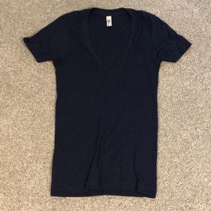 American Apparel Vneck Tee
